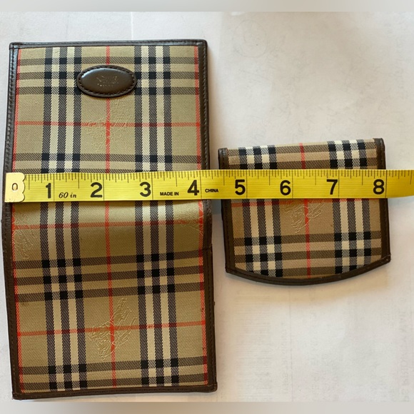 Burberry Nova Check/Leather Card/snap wallet 🔥Hers/His? Excellent Condition🔥 - Picture 4 of 7
